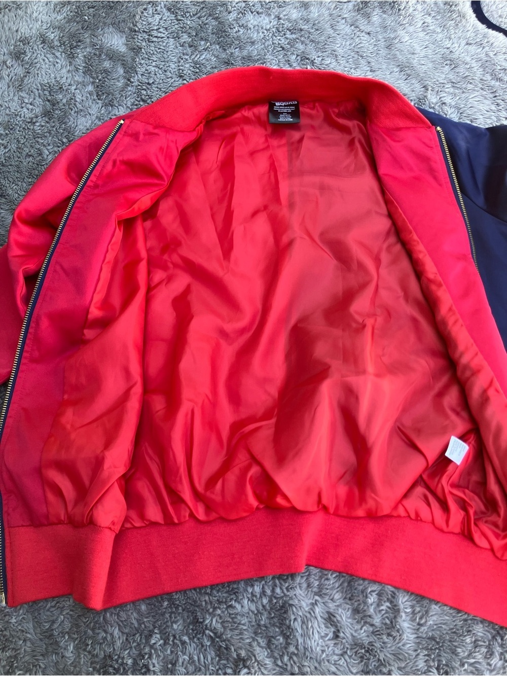 NWT Suicide Squad Harley Quinn Satin Bomber Jacket Size S - Picture 5 of 11
